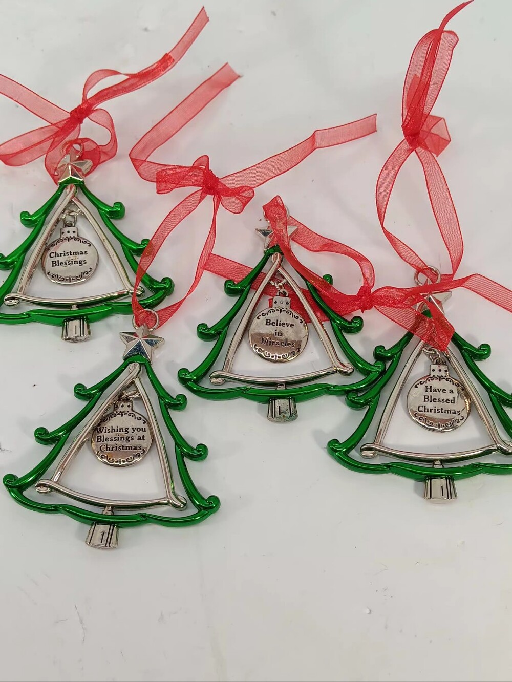 4 Christmas 3D Ornaments From GANZ